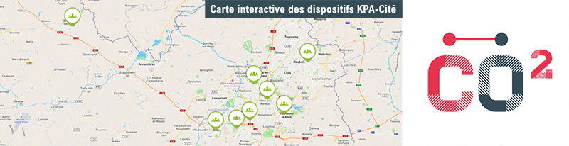 Carte interactive des projets inspirés par le dispositif KPA-Cité (Communecter)